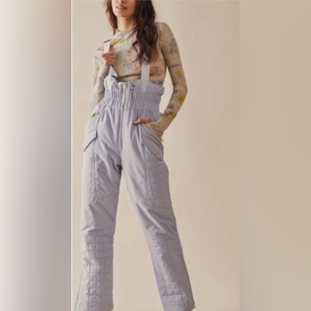 EUC- FP Movement by Free People All Prepped Snow Bib. Size L